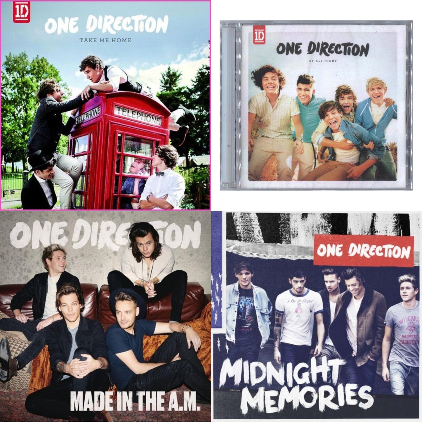 Take Me Home & Up All Night & Made In The A.M. & Midnight Memories