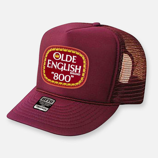 OLDE ENGLISH CURVED BILL PATCH HAT