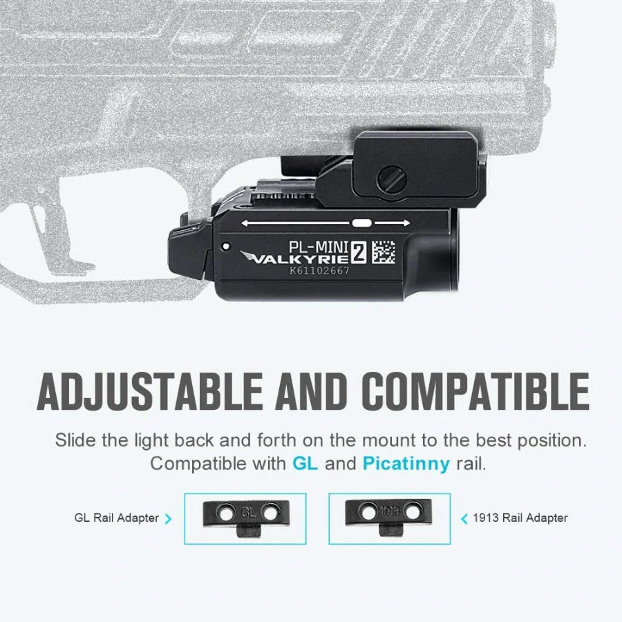 OLIGHT PLMINI2DT PL-MINI 2 Valkyrie Tactical Light - Desert Tan