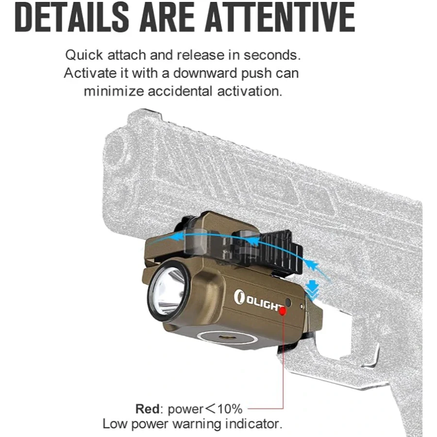 OLIGHT PLMINI2DT PL-MINI 2 Valkyrie Tactical Light - Desert Tan