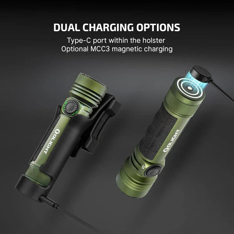 OLIGHT SEEKER4PROODG Seeker 4 Pro High Power Flashlight - OD Green CW(5700~7000K)