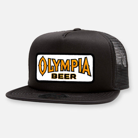 OLYMPIA BEER FLAT BILL PATCH HAT