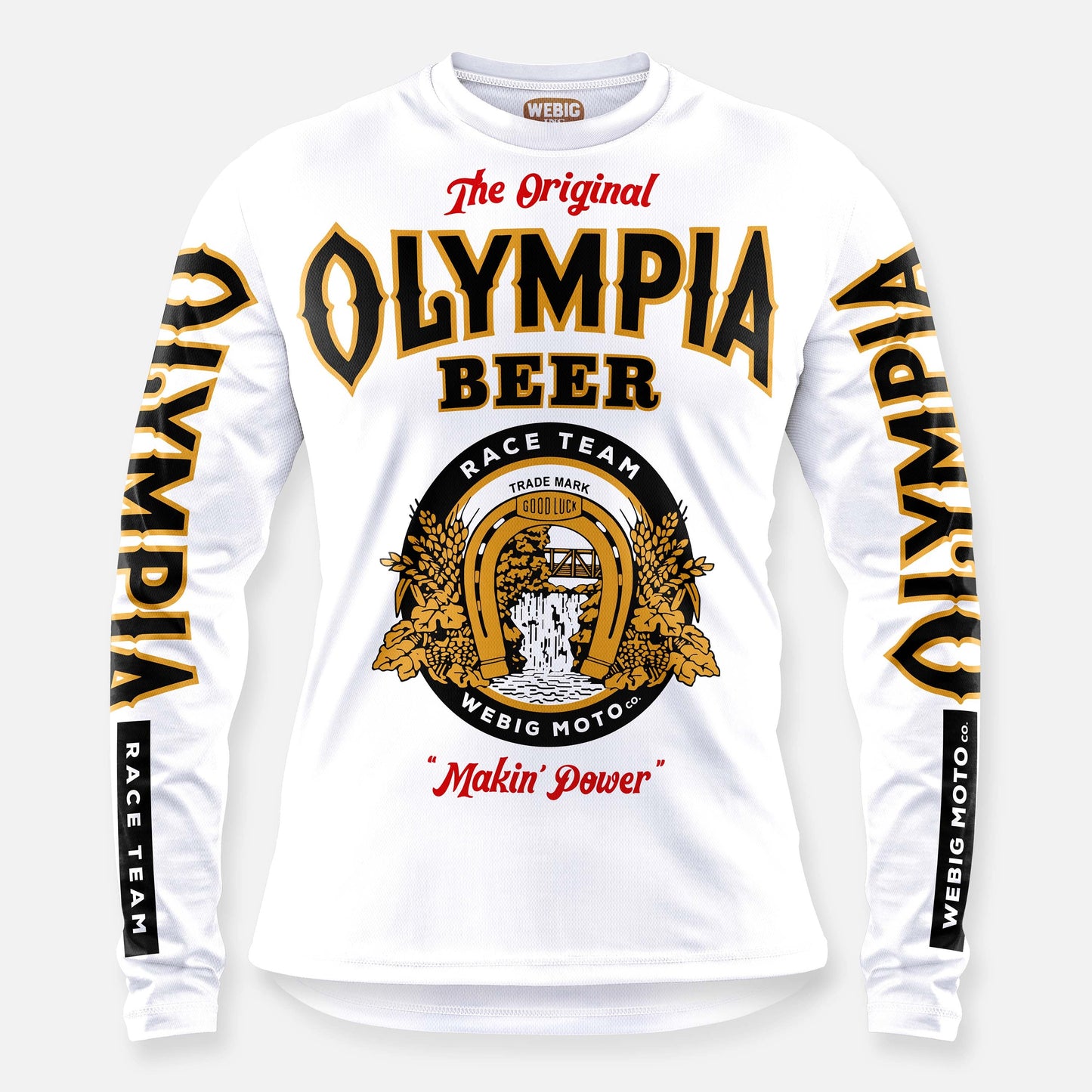 OLYMPIA BEER JERSEY WHITE