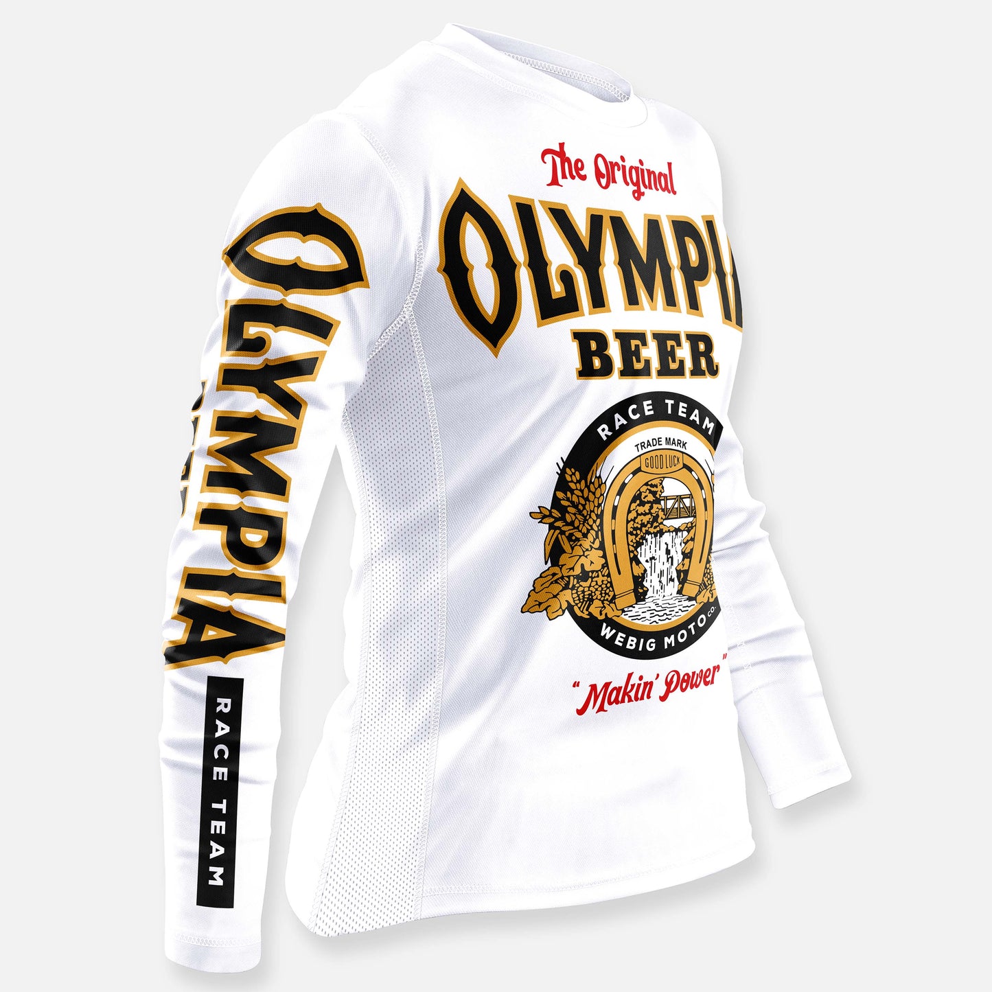 OLYMPIA BEER JERSEY WHITE