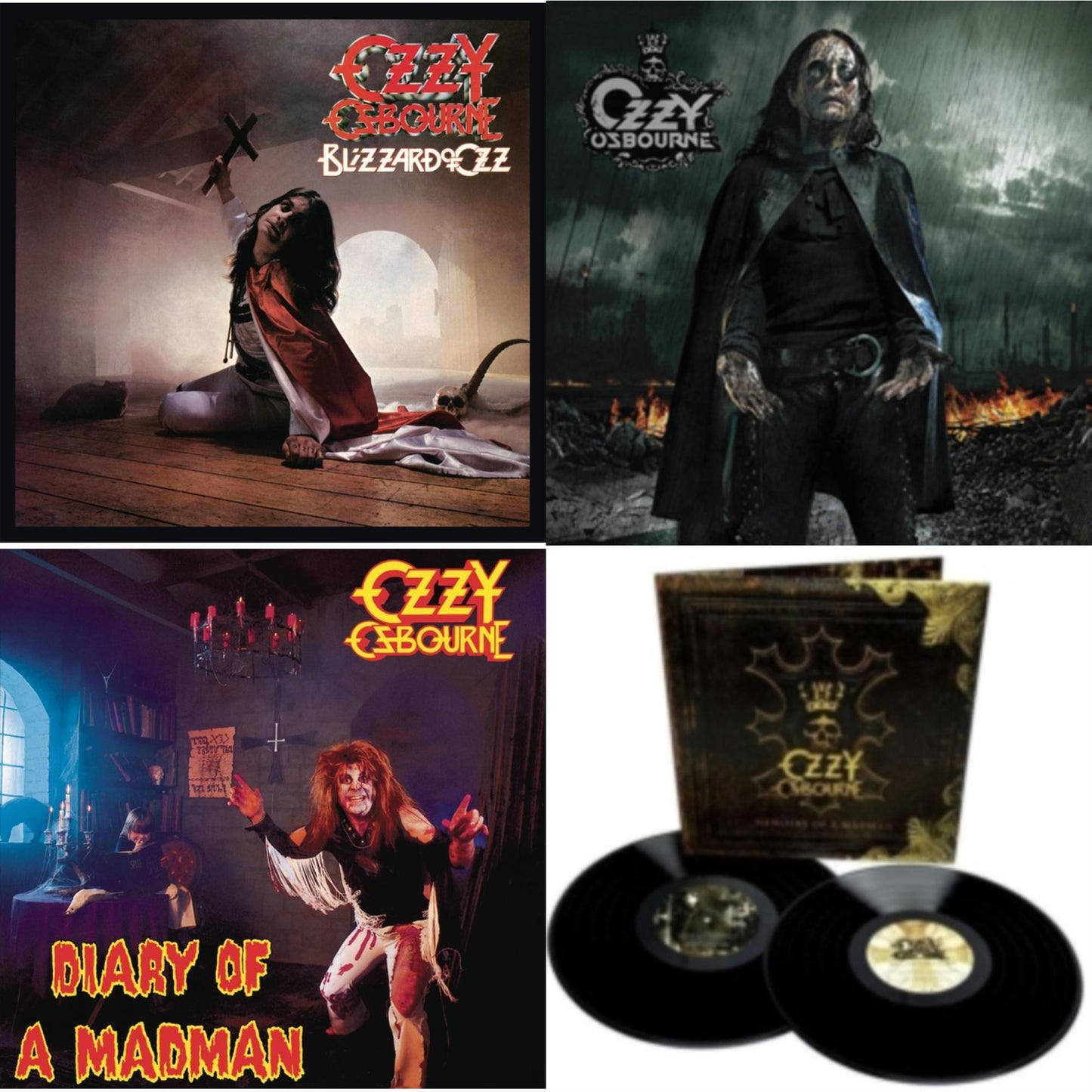 Black Rain (2LP) & Blizzard Of Ozz (180G/30Th Anniversary Legacy Edition) & Diary Of A Madman (180G) & Memoirs Of A Madman (2LP/180G/Gatefold)