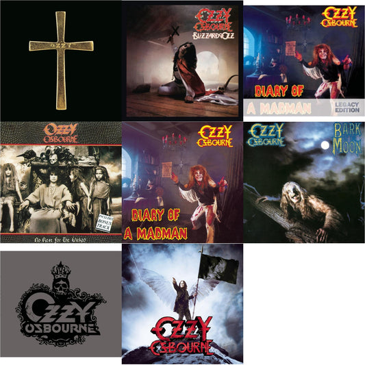 Ozzman Cometh & Blizzard Of Ozz & Diary Of A Madman & No Rest For The Wicked & Diary Of A Madman & Bark At The Moon & Black Rain & Scream