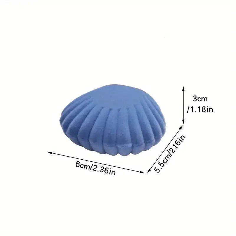 Shell Shaped Jewelry Box for Earrings and Necklaces