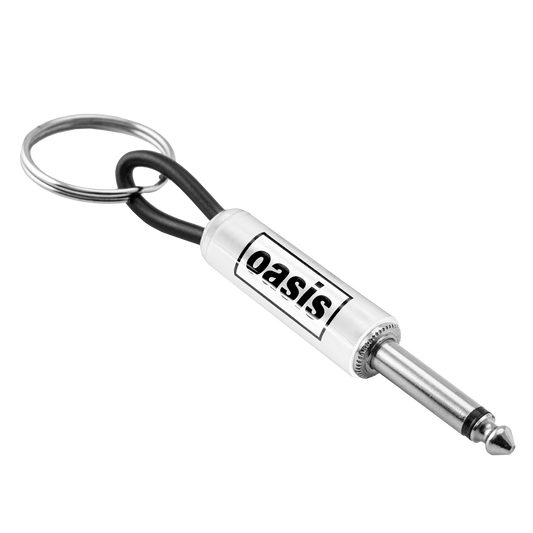 Oasis Logo Guitar Plug Keychain