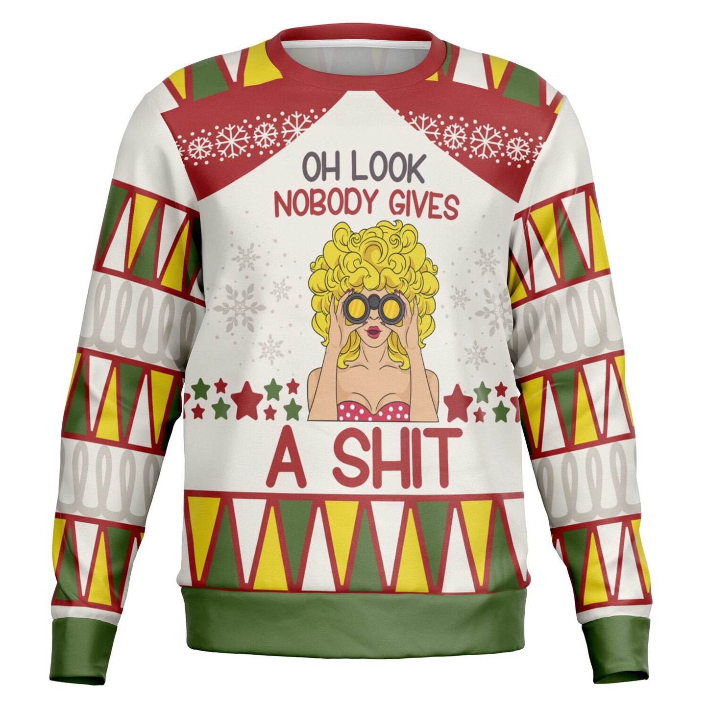 Oh Look, Nobody Gives A Shit Christmas Sweatshirt