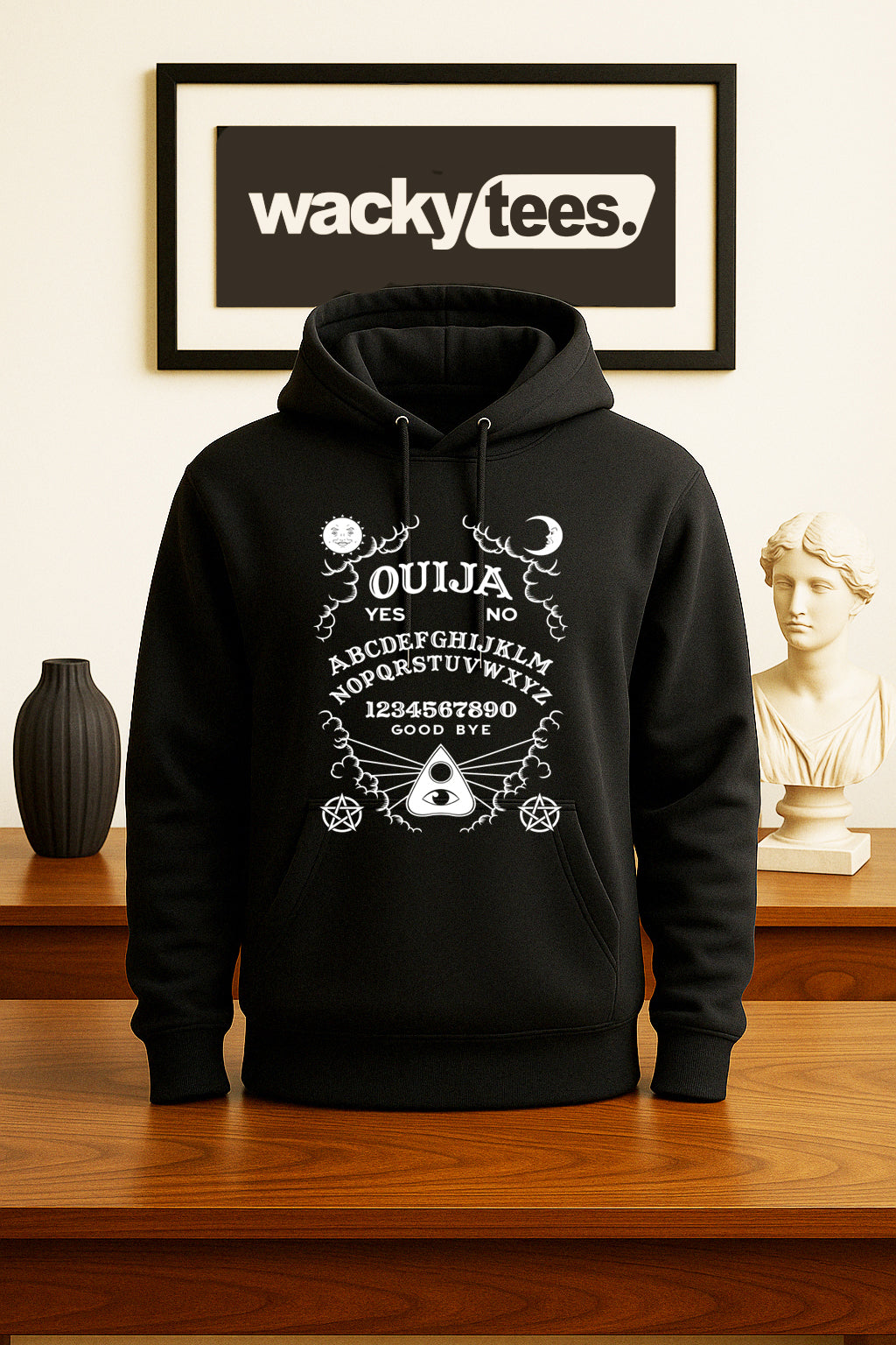 Ouija Board Seance Horror Terror Halloween Graphic Tee Shirt