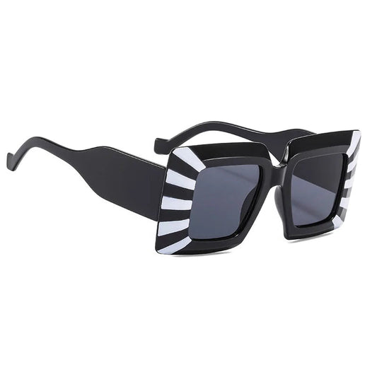 Oversized Square Punk Sunglasses Women New Fashion Goggle Sun Glasses Men Vintage Shades Eyewear Female UV400 Gafas De Sol - Premium  from Lizard Vigilante - Just $15.99! Shop now at Lizard Vigilante