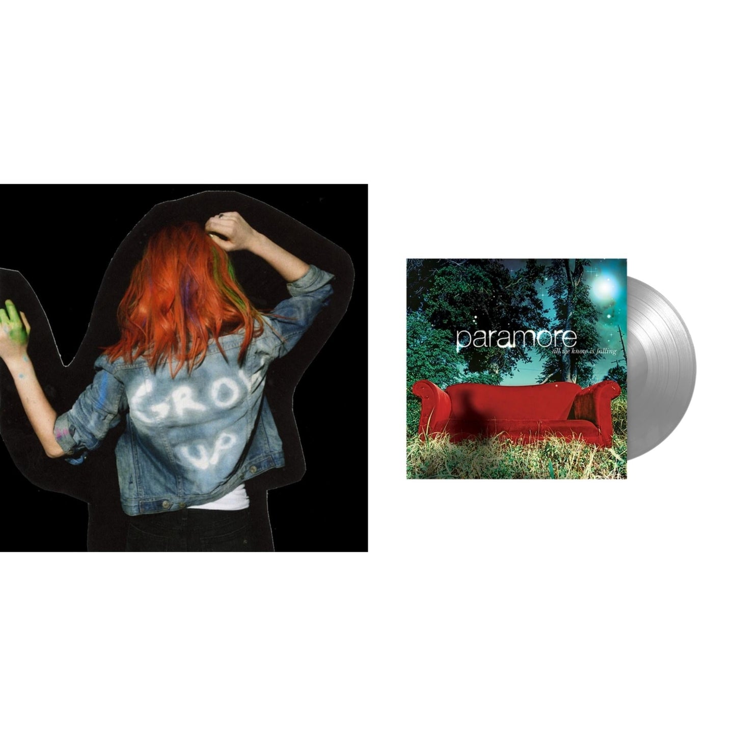 Paramore (2LP) & All We Know Is Falling (Silver LP Vinyl)