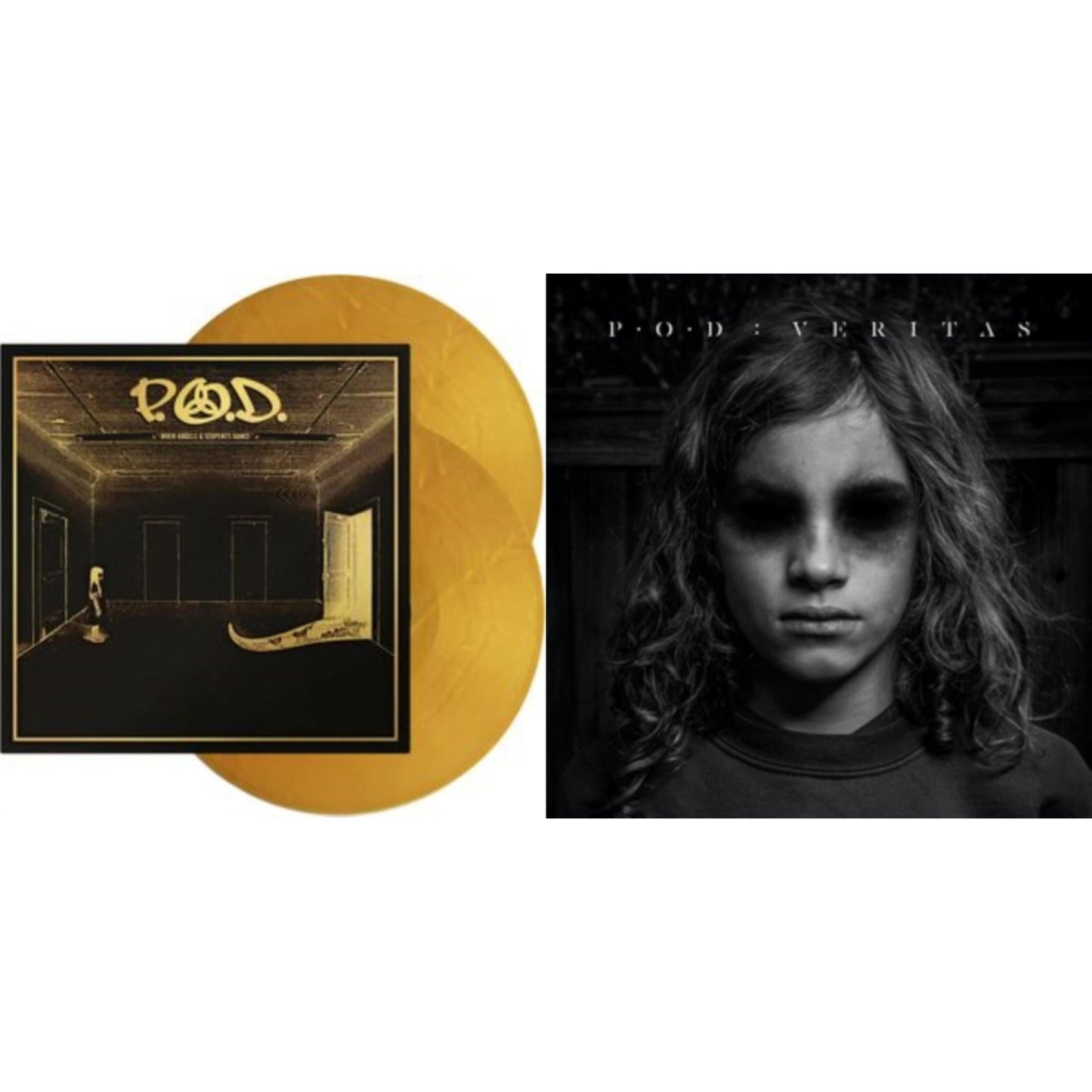 When Angels & Serpents Dance (Gold LP Vinyl) & Veritas (Clear LP Vinyl)