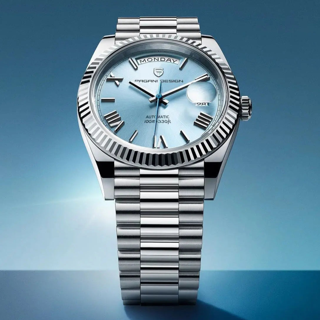 PAGANI DESIGN 2024 New Men's Watches Mechanical Top brand Luxury Automatic Watch For Men AR Sapphire glass Calendar Wrist watch - Premium  from Lizard Vigilante - Just $110.99! Shop now at Lizard Vigilante