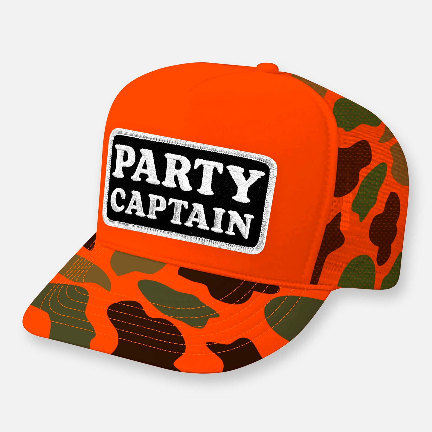 PARTY CAPTAIN CURVED BILL PATCH HAT