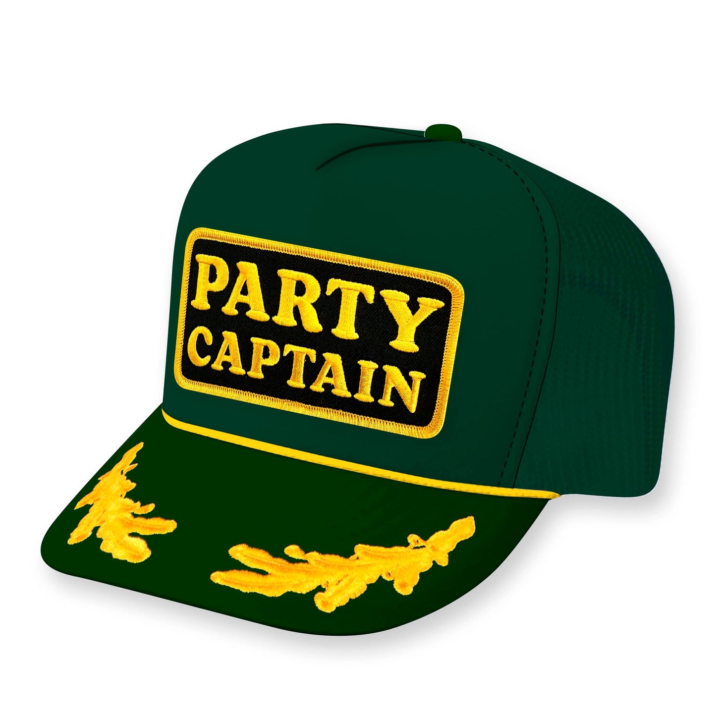 PARTY CAPTAIN CURVED BILL PATCH HAT