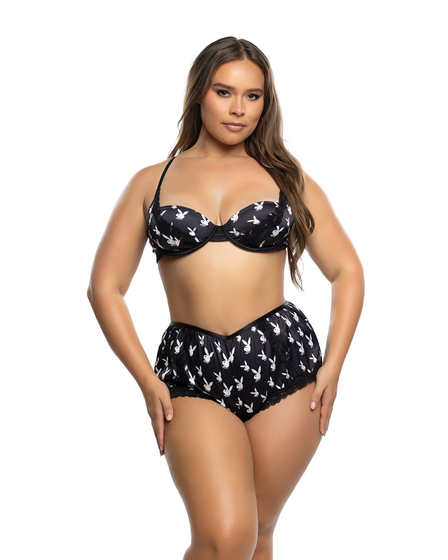 Playboy Lounge Bunny 2pc Short Set