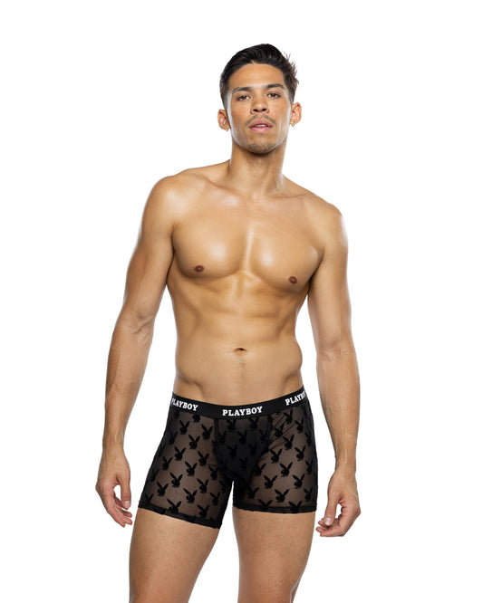Playboy Burnout Bunny Boxer Briefs