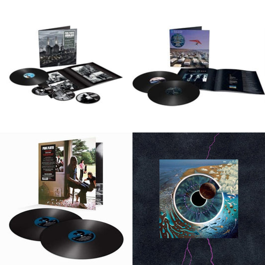 Animals (2018 Remix) (LP/CD/DVD/Blu-Ray/180G) & Momentary Lapse Of Reason (Remixed & Updated) (2LP) & Ummagumma (2LP/180G/2016 Version/Gatefold) & Pulse (180G/4LP/52 Pp Book)