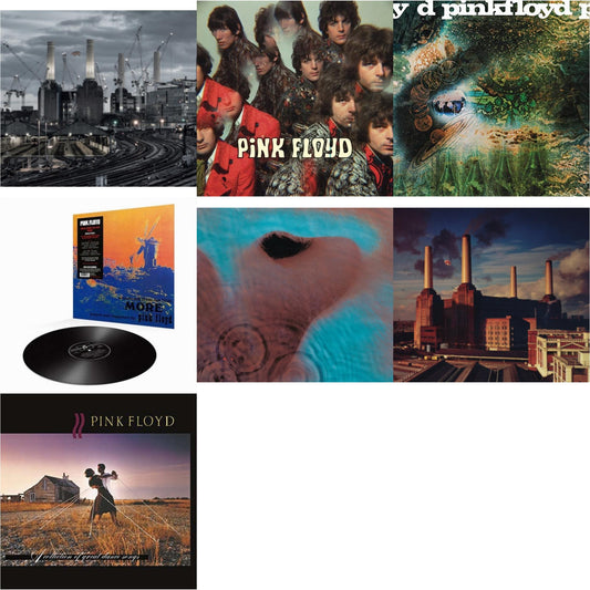 Pink Floyd - Animals (2018 Remix) (180G) & Piper At The Gates Of Dawn (Mono Version) & Saucerful Of Secrets (180G) & More (180G) & Meddle (180G/Gatefold/2016 Version) & Animals (180G) (2016 Version) & Collection Of Great Dance Songs (180G) - LP Vinyl