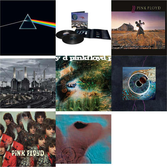 Pink Floyd - Animals (2018 Remix) (180G/LP/CD/Blu-Ray/DVD) & Momentary Lapse Of Reason (Remixed & Updated) (2LP) & Piper At The Gates Of Dawn (Mono Version) & Saucerful Of Secrets (Mono/180G) & Dark Side Of The Moon (50Th Anniversary Remaster) &