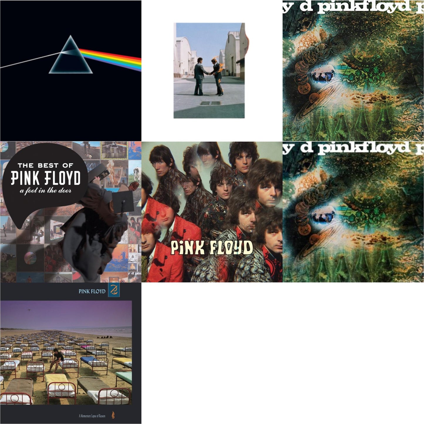 Pink Floyd - Piper At The Gates Of Dawn (Mono Version) & Saucerful Of Secrets (Mono/180G) & Dark Side Of The Moon (50Th Anniversary Remaster) & Saucerful Of Secrets (180G) & Wish You Were Here (180G) & Momentary Lapse Of Reason (180G/Gatefold) (2016
