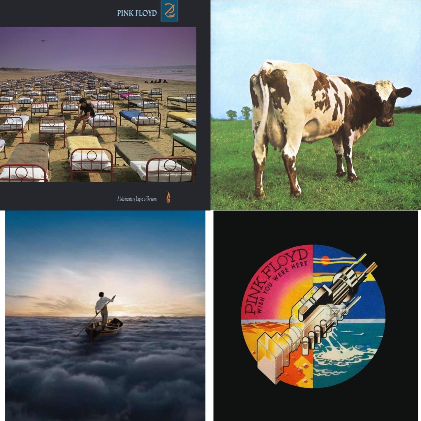 Endless River (2LP/180G) & Atom Heart Mother (180G/Gatefold/2016 Version) & Wish You Were Here (180G) & Momentary Lapse Of Reason (180G/Gatefold) (2016 Version)