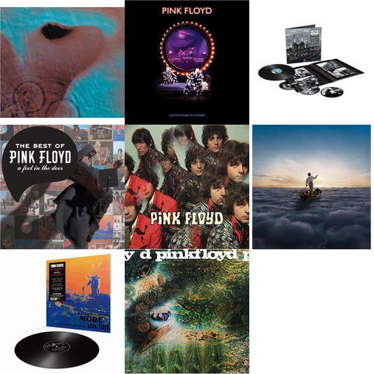 Pink Floyd - Animals (2018 Remix) (LP/CD/DVD/Blu-Ray/180G) & Delicate Sound Of Thunder (3LP) & Endless River (2LP/180G) & Piper At The Gates Of Dawn (180G/2016 Version) & Saucerful Of Secrets (180G) & More (180G) & Meddle (180G/Gatefold/2016 Version)