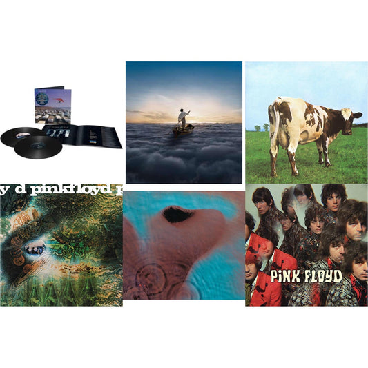 Momentary Lapse Of Reason (Remixed & Updated) (2LP) & Endless River (2LP/180G) & Piper At The Gates Of Dawn (180G/2016 Version) & Saucerful Of Secrets (180G) & Atom Heart Mother (180G/Gatefold/2016 Version) & Meddle (180G/Gatefold/2016 Version)