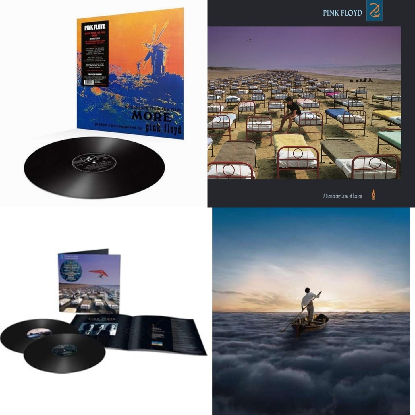 Momentary Lapse Of Reason (Remixed & Updated) (2LP) & Endless River (2LP/180G) & More (180G) & Momentary Lapse Of Reason (180G/Gatefold) (2016 Version)