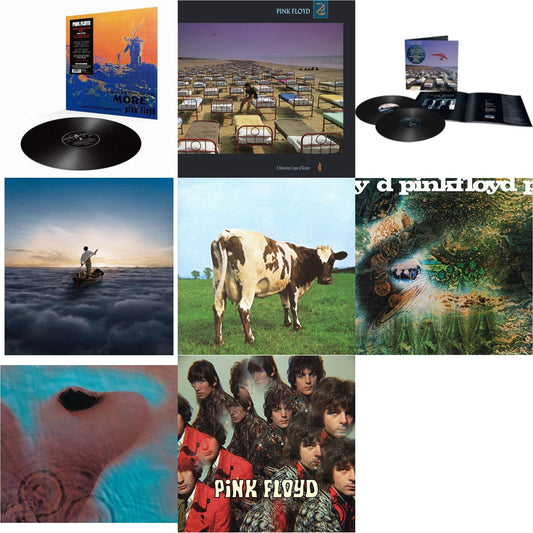 Pink Floyd - Momentary Lapse Of Reason (Remixed & Updated) (2LP) & Endless River (2LP/180G) & Piper At The Gates Of Dawn (180G/2016 Version) & Saucerful Of Secrets (180G) & More (180G) & Atom Heart Mother (180G/Gatefold/2016 Version) & Meddle
