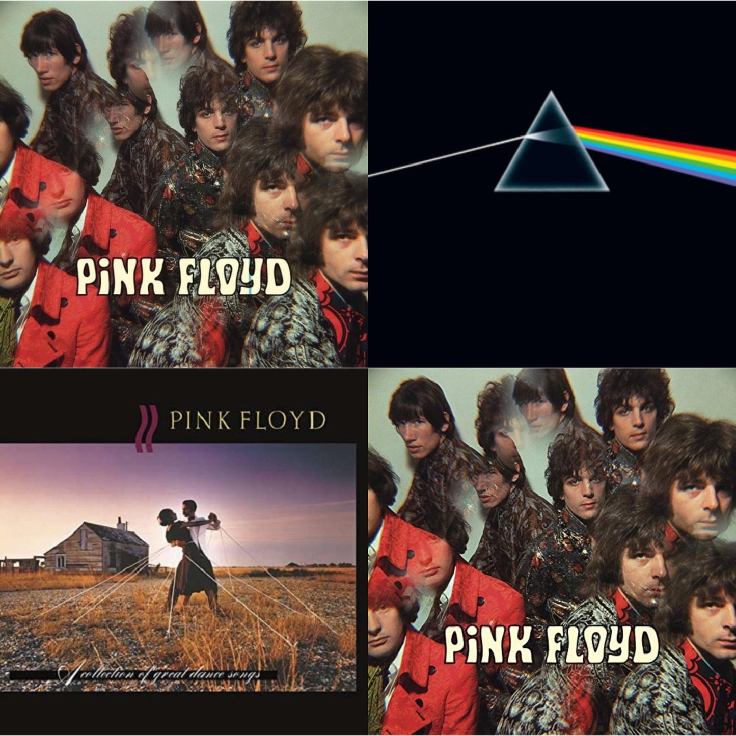 Piper At The Gates Of Dawn (Mono Version) & Dark Side Of The Moon (50Th Anniversary Remaster) & Piper At The Gates Of Dawn (180G/2016 Version) & Collection Of Great Dance Songs (180G)