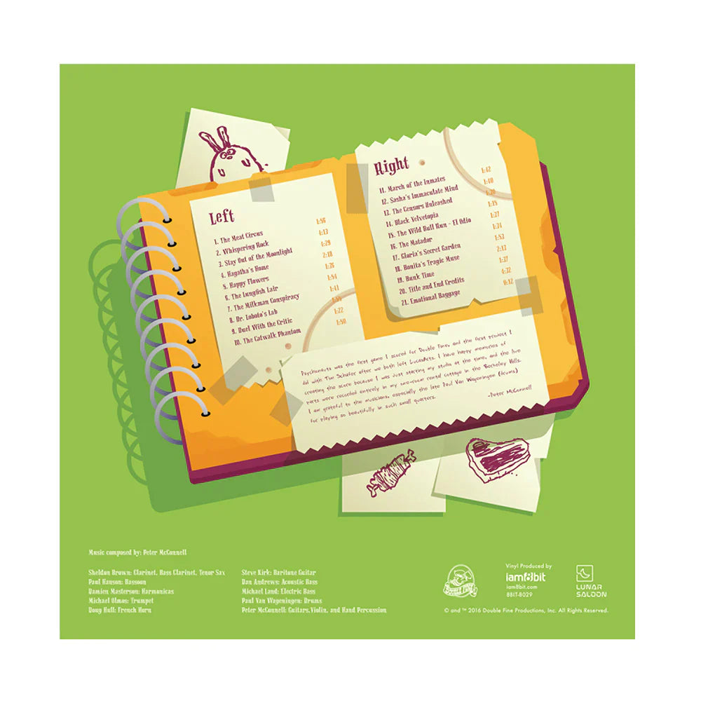 Psychonauts Vinyl Soundtrack - 20th Anniversary