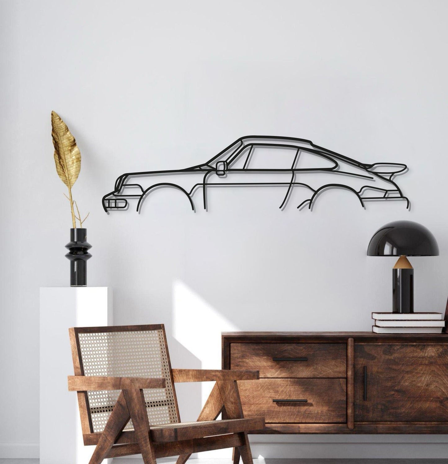 911 964 C2 Metal Car Wall Art - MT0844
