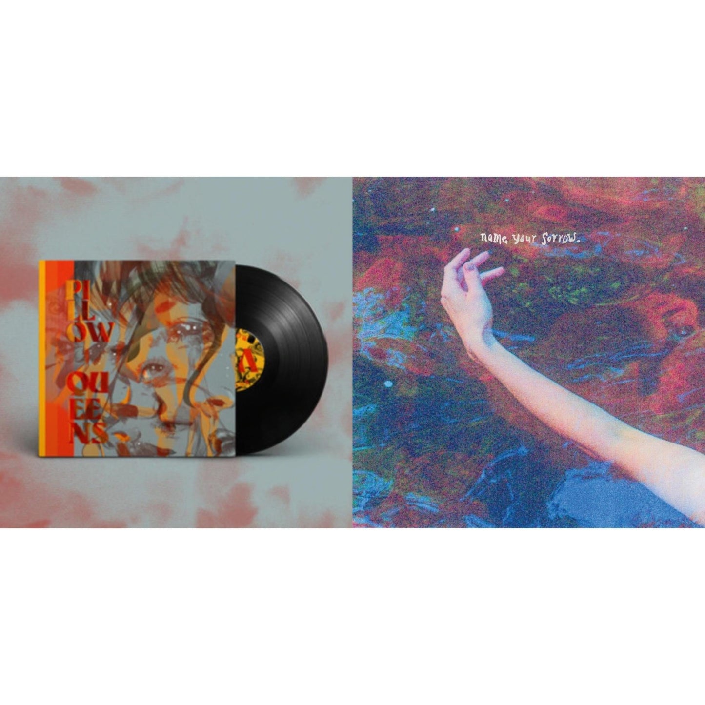 Leave The Light On & Name Your Sorrow (X) (Translucent Sea Blue LP Vinyl)