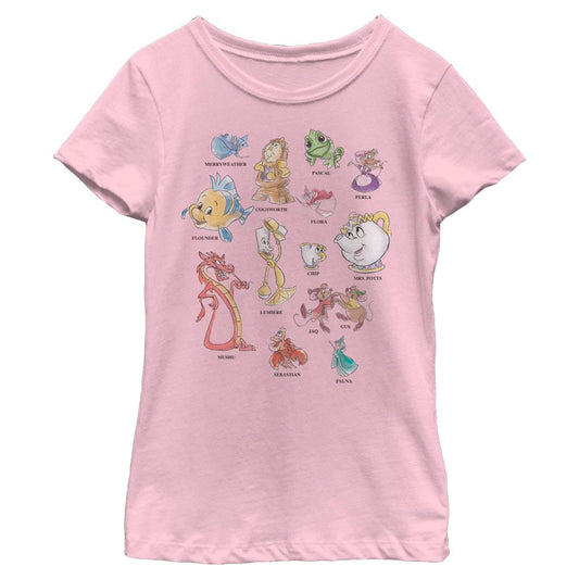 Disney Princess Sidekicks Girls Kids T Shirt
