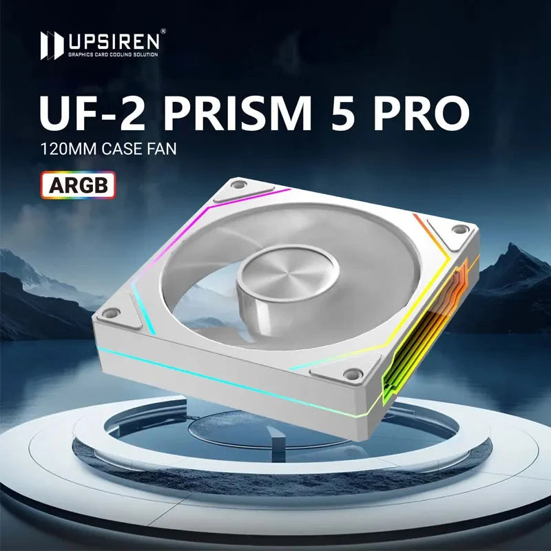 PRISM RIOT UF-2 PRO | 120mm 9-Blade ARGB Metalstorm Fan – Shred Heat, Not Riffs - Premium fan from dsers - Just $17.99! Shop now at Lizard Vigilante