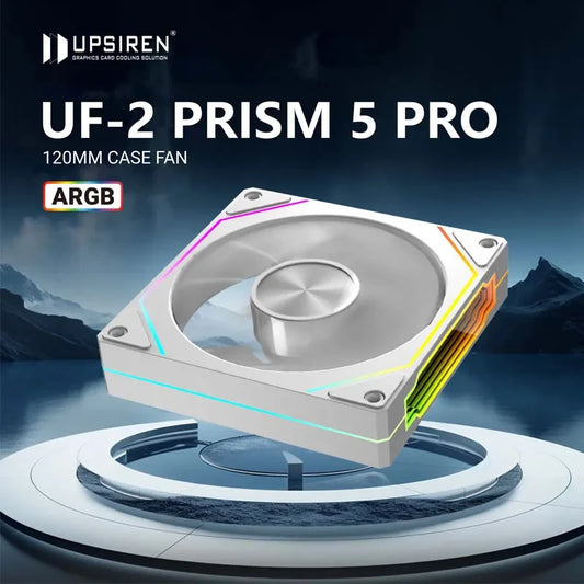 PRISM RIOT UF-2 PRO | 120mm 9-Blade ARGB Metalstorm Fan – Shred Heat, Not Riffs - Premium fan from dsers - Just $17.99! Shop now at Lizard Vigilante