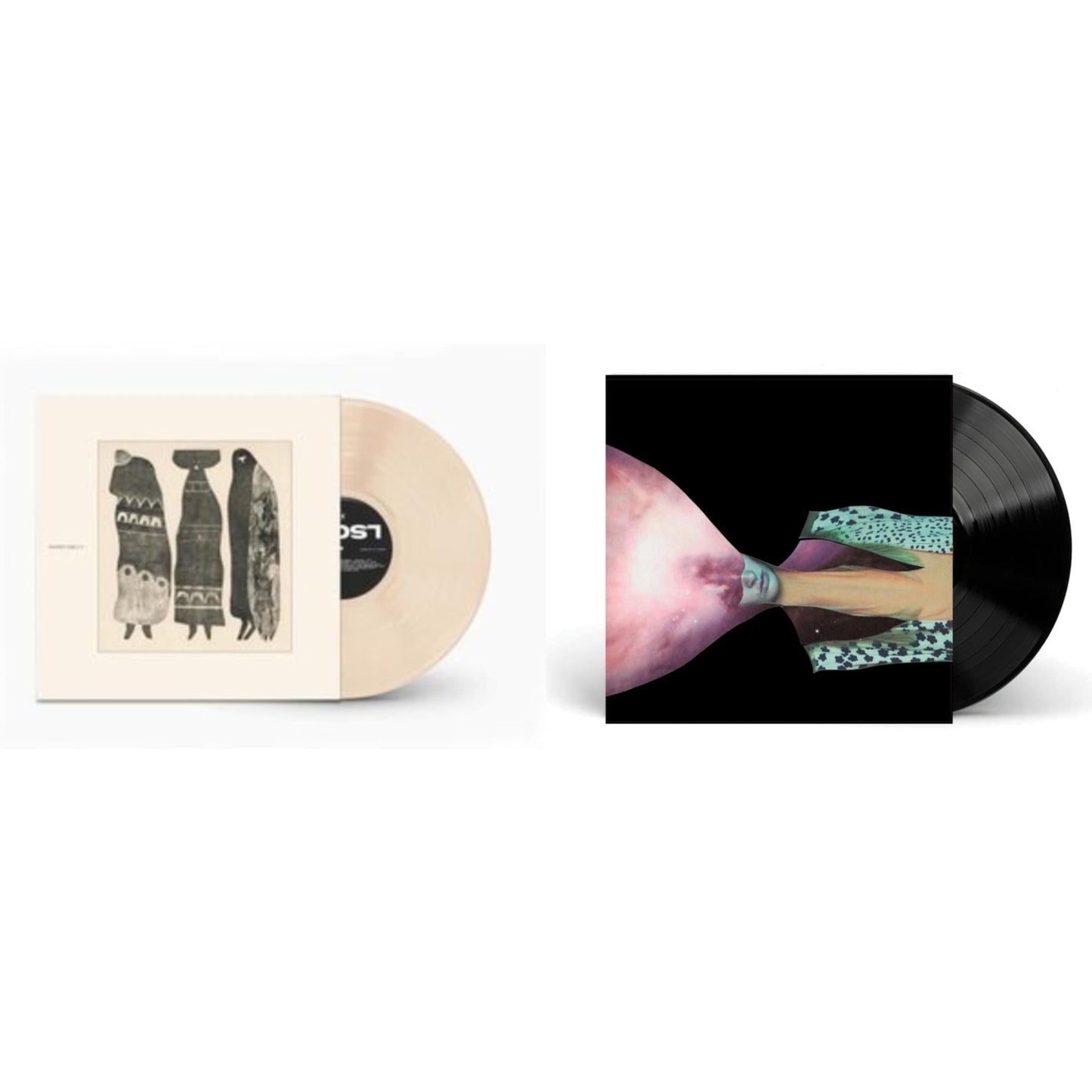 Painted Shield 2 & Painted Shield 3 (White/Cream LP Vinyl)