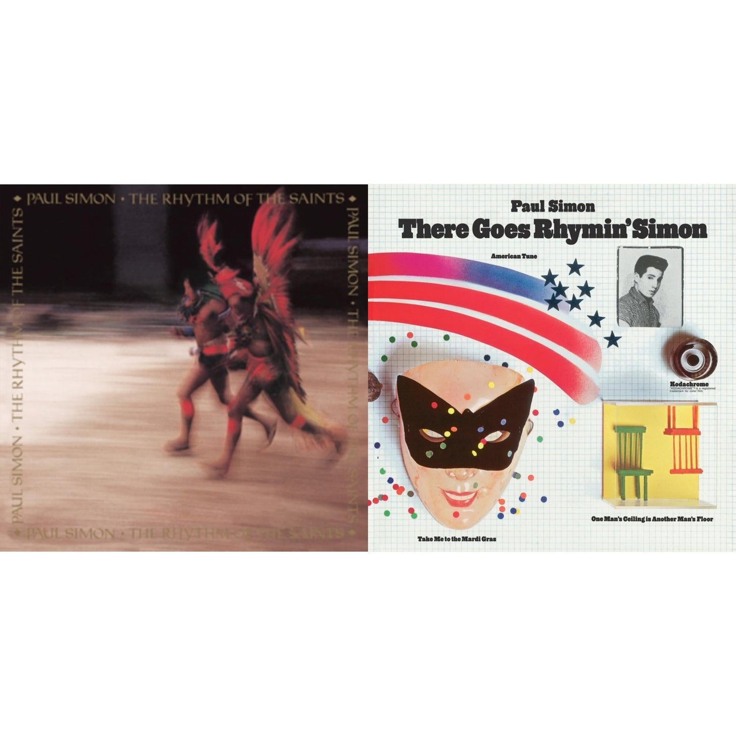 Rhythm Of The Saints (140G/Dl Code) & There Goes Rhymin' Simon (Opaque Orange LP Vinyl/50Th Anniversary) (Rsd Essential)