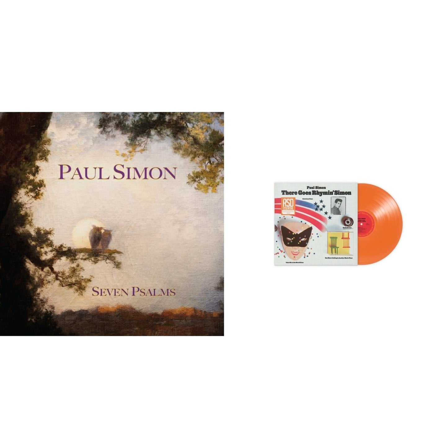 There Goes Rhymin' Simon (Opaque Orange LP Vinyl/50Th Anniversary) (Rsd Essential) & Seven Psalms (140G)