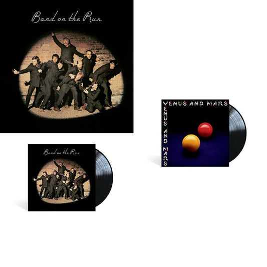 Paul & Wings Mccartney - Band On The Run (Half-Speed) & Band On The Run & Venus & Mars - LP Vinyl Bundle