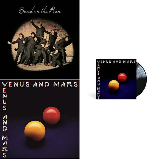 Paul & Wings Mccartney - Band On The Run (Half-Speed) & Venus & Mars (50Th Anniversary) (180G/Half-Speed) & Venus & Mars - LP Vinyl Bundle