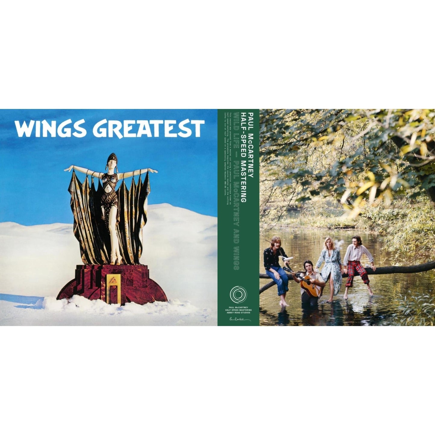 Paul & Wings Mccartney - Wild Life (50Th Anniversary/Half-Speed Master) & Greatest - LP Vinyl Bundle