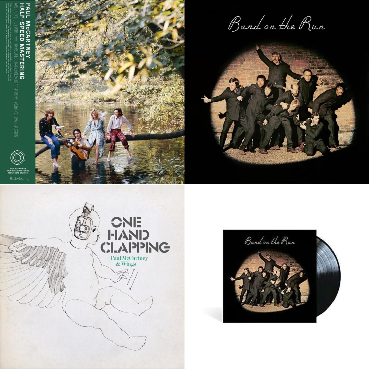 Wild Life (50Th Anniversary/Half-Speed Master) & Band On The Run (Half-Speed) & One Hand Clapping (2LP) & Band On The Run