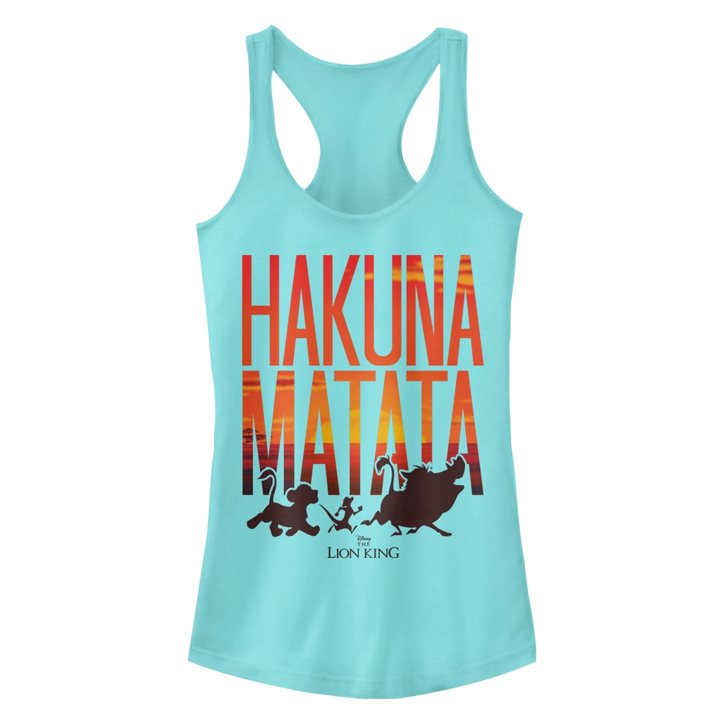 Disney Sunset Matata Juniors Tank Top