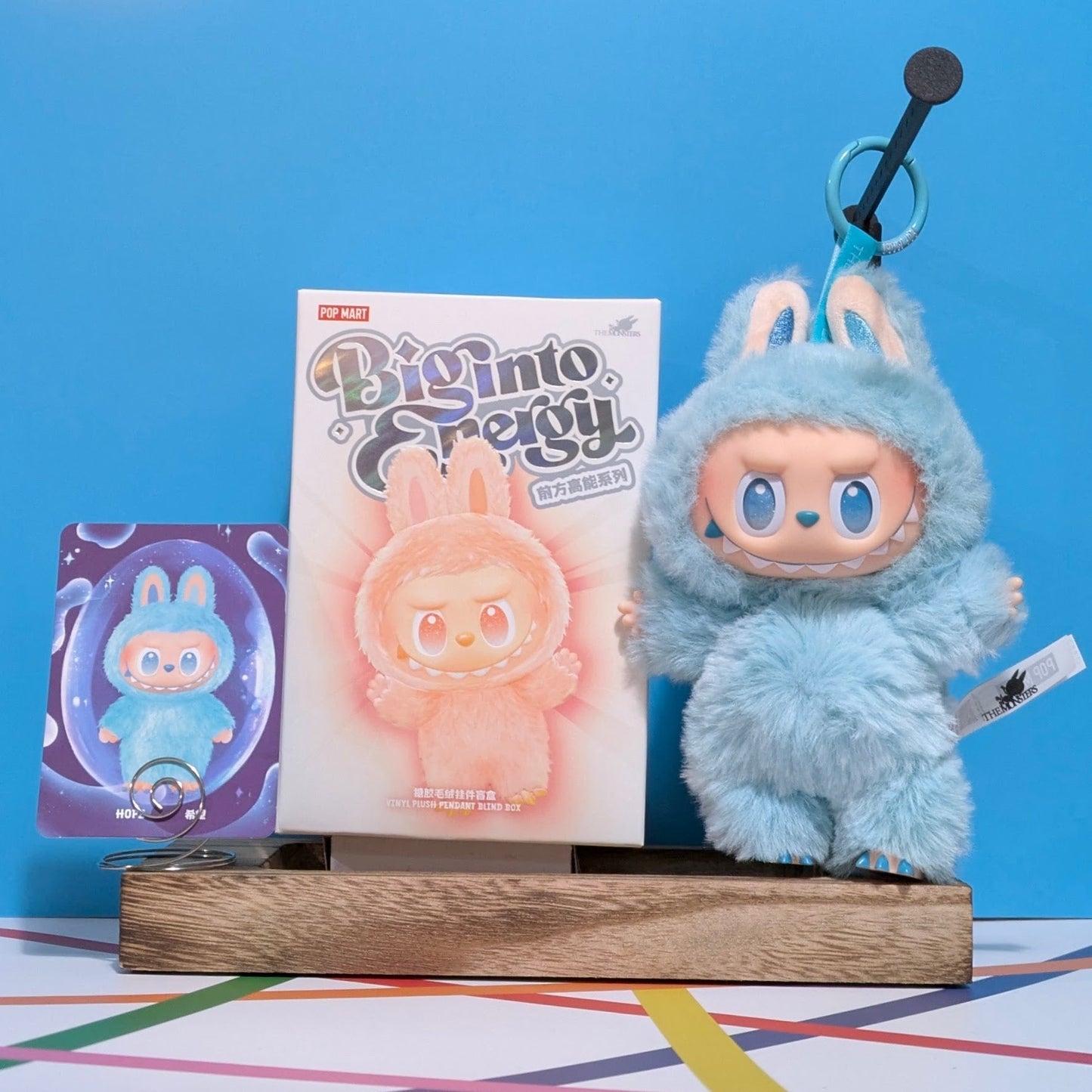 [In Stock] POPMART Big into Energy Series-Vinyl Plush Pendant Blind Box Labubu