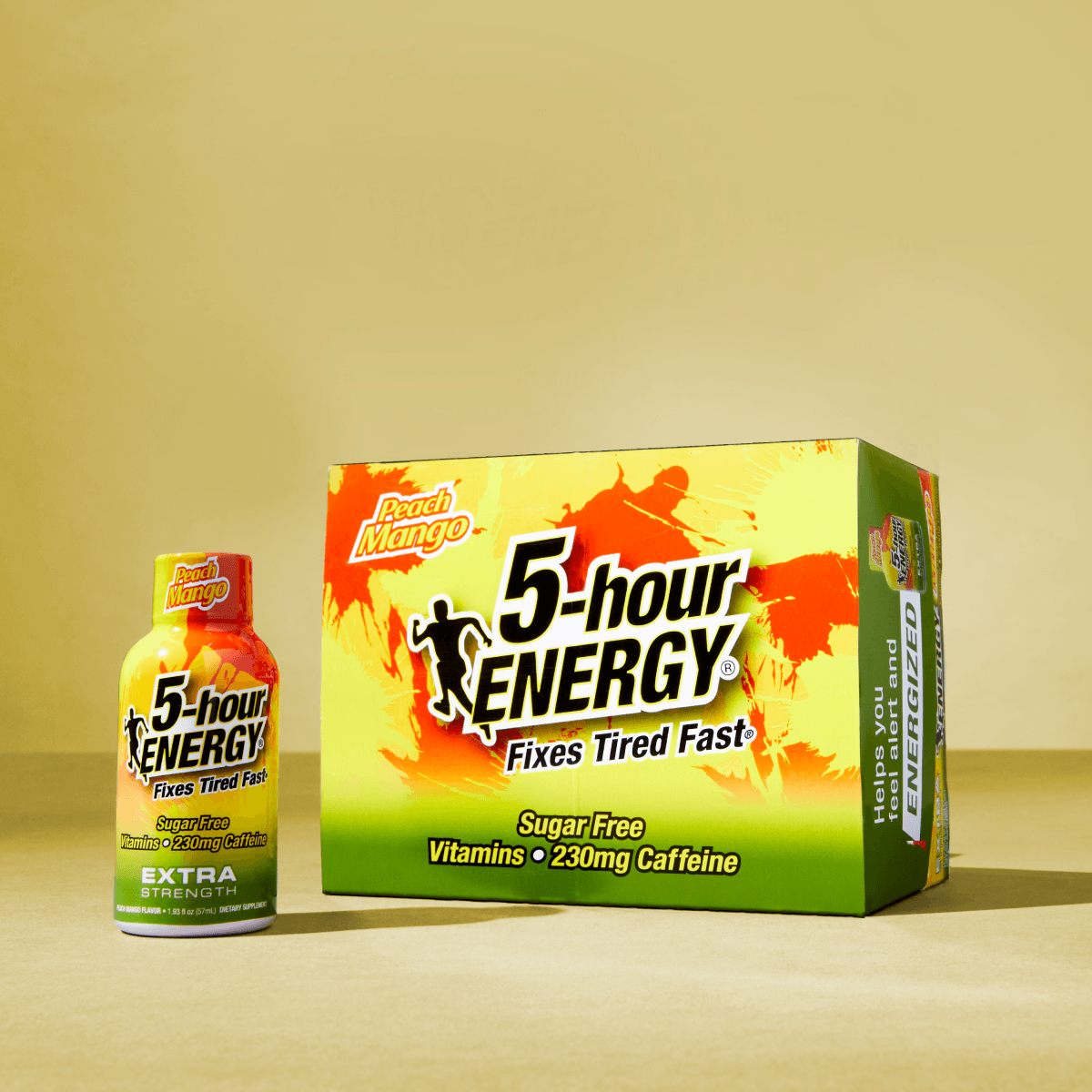 🥭🍑 Peach Mango Mayhem: 12-Pack Extra Strength 5-hour ENERGY Shots 🌴