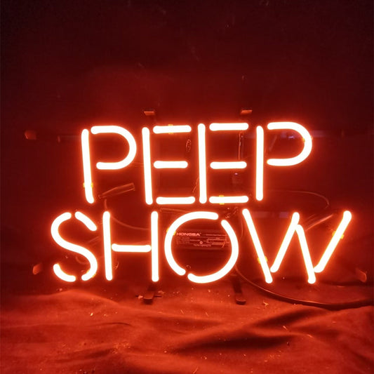 Peep Show Neon Signs