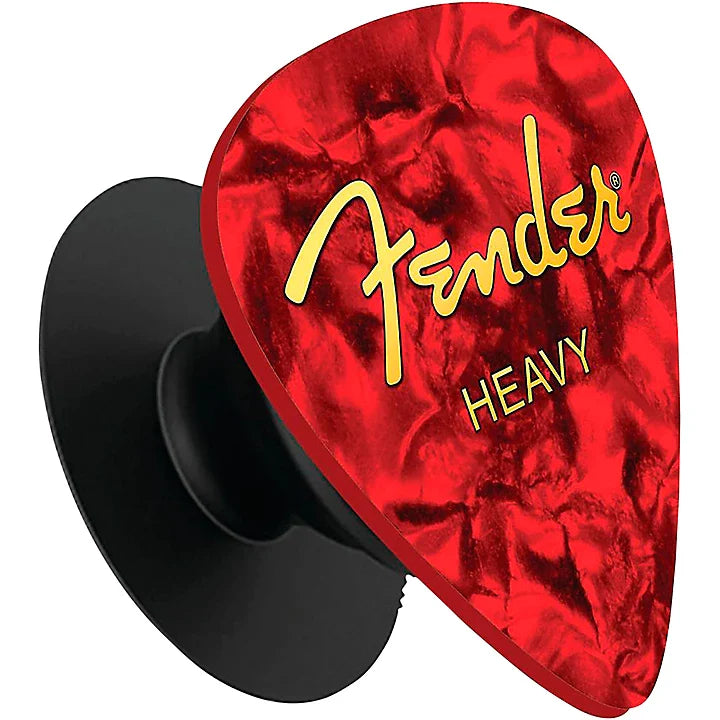 Fender guitar pick phone grip (Red)
